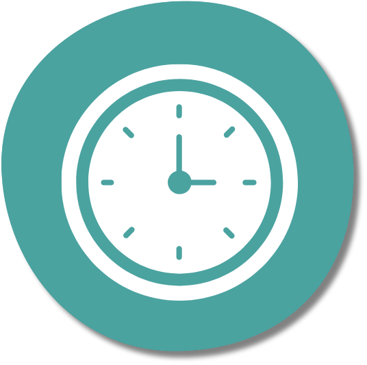 Hours Round Icon